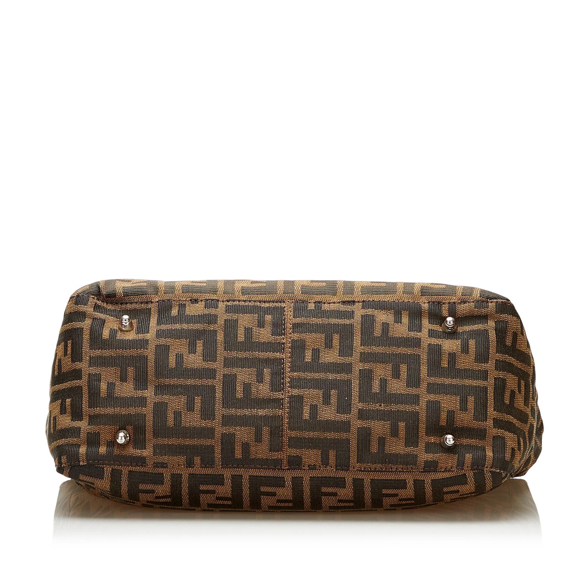 Fendi Zucca Canvas Handbag
