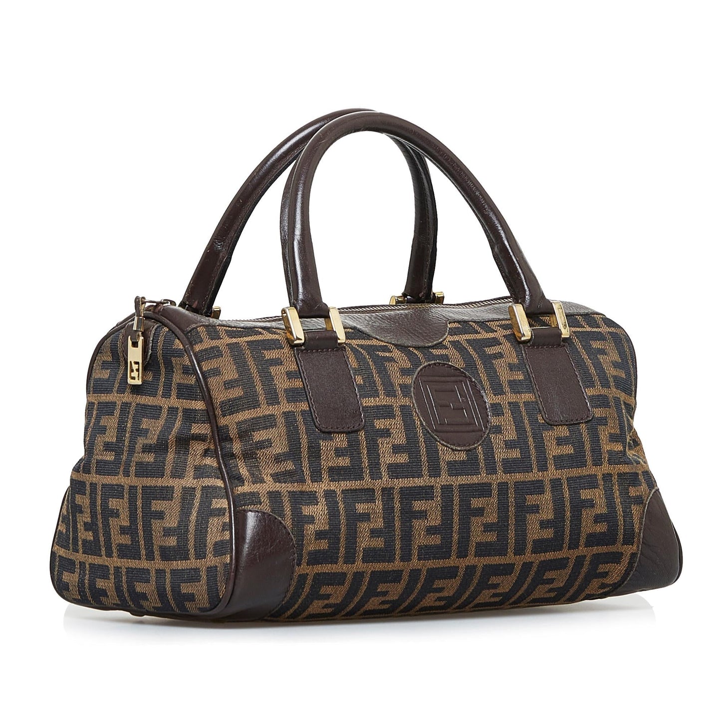 Fendi Zucca Canvas Handbag