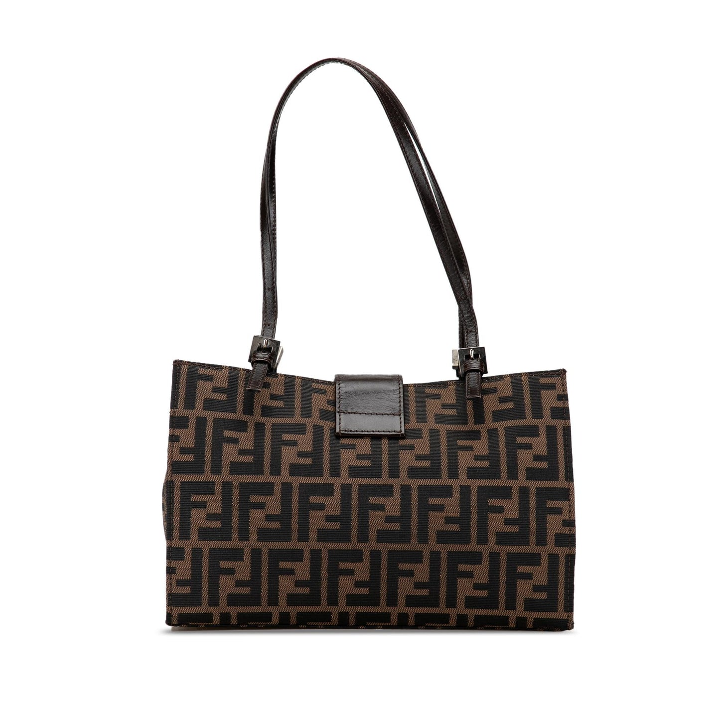 Fendi Zucca Canvas Shoulder Bag (SHG-GvOk0H)