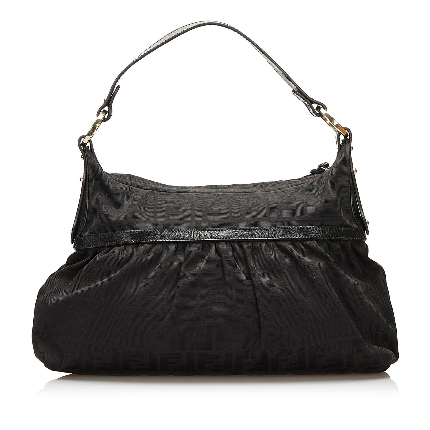 Fendi Zucca Chef Canvas Shoulder Bag