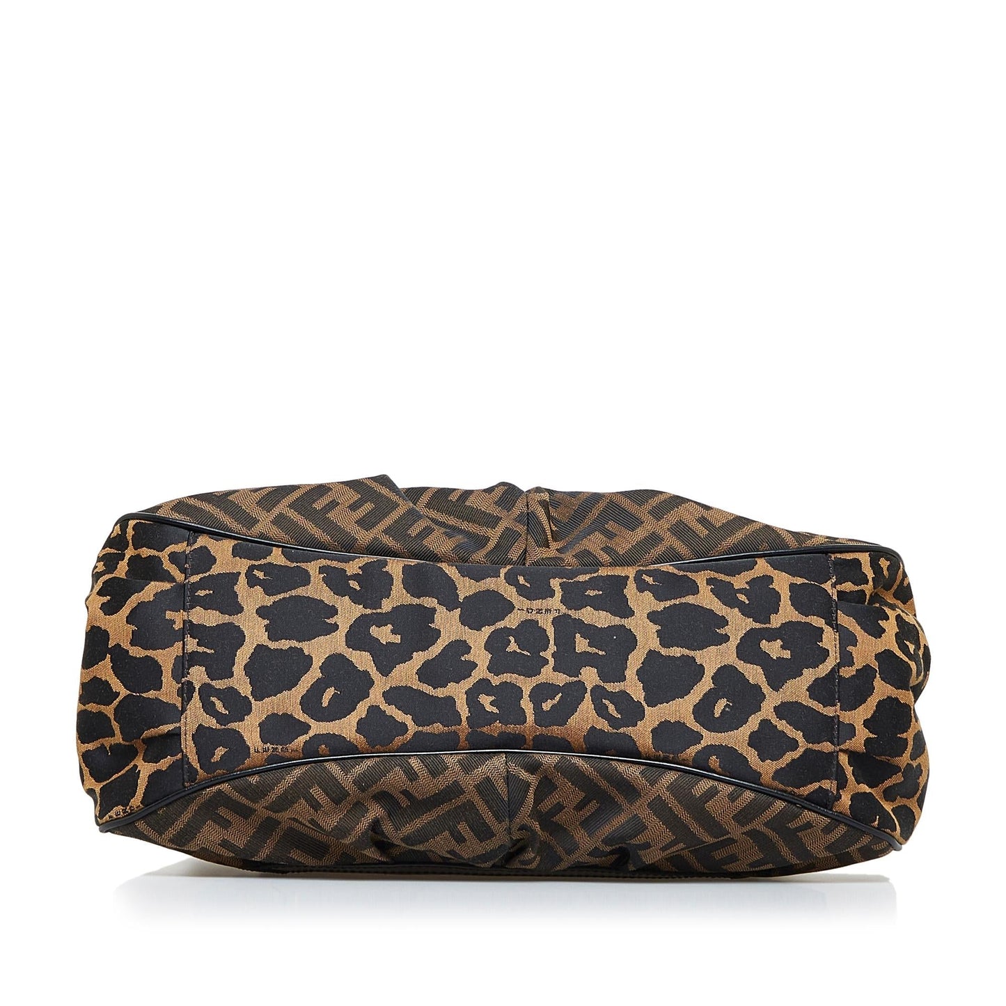 Fendi Zucca Chef Leopard Shoulder Bag (SHG-nwsCum)