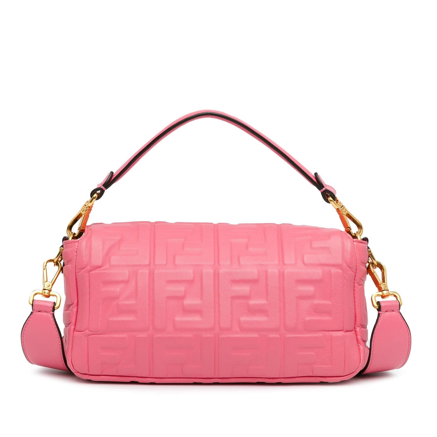 Fendi Zucca Embossed Baguette Satchel (SHG-PnP7Su)