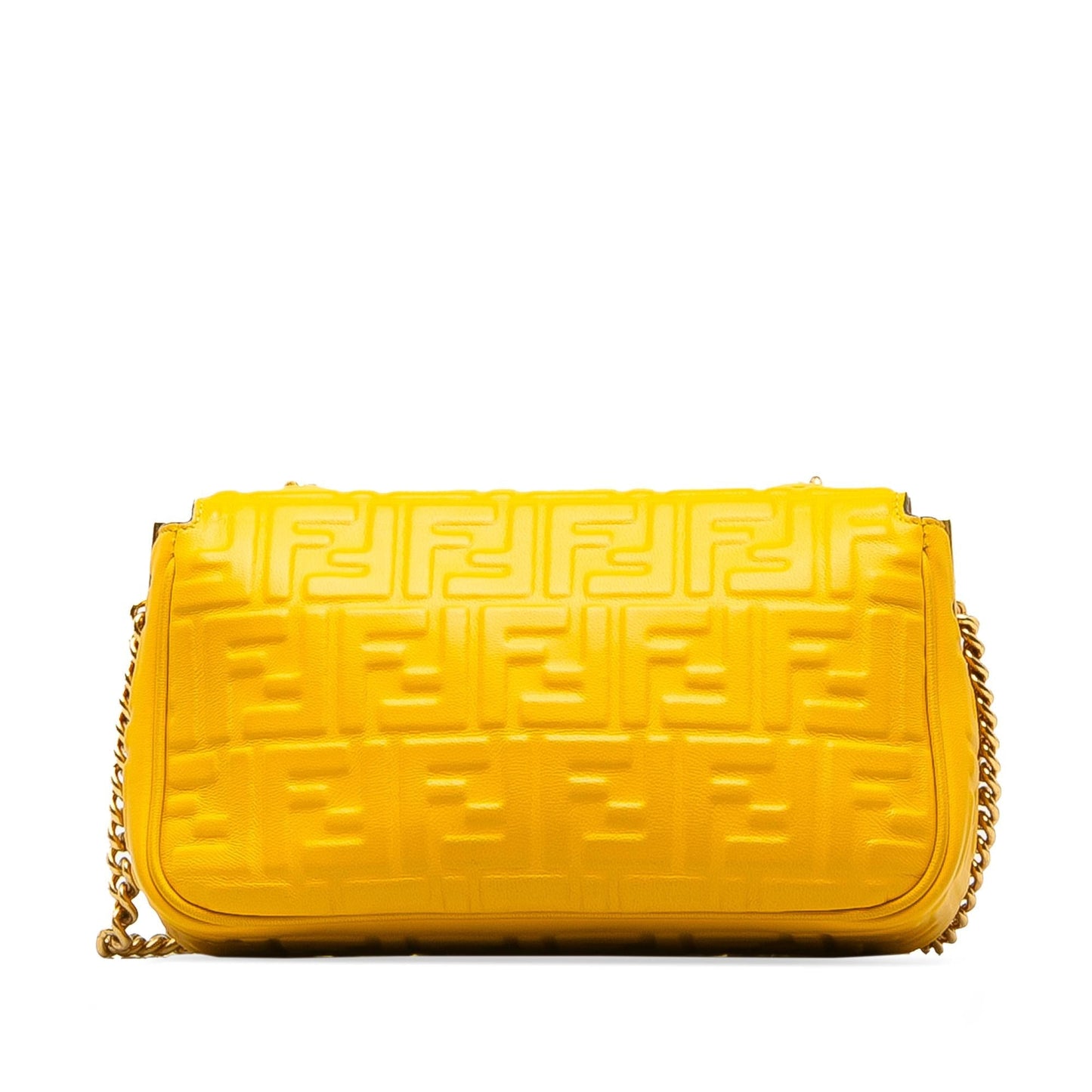 Fendi Zucca Embossed Chain Midi Baguette (SHG-0ukIAR)