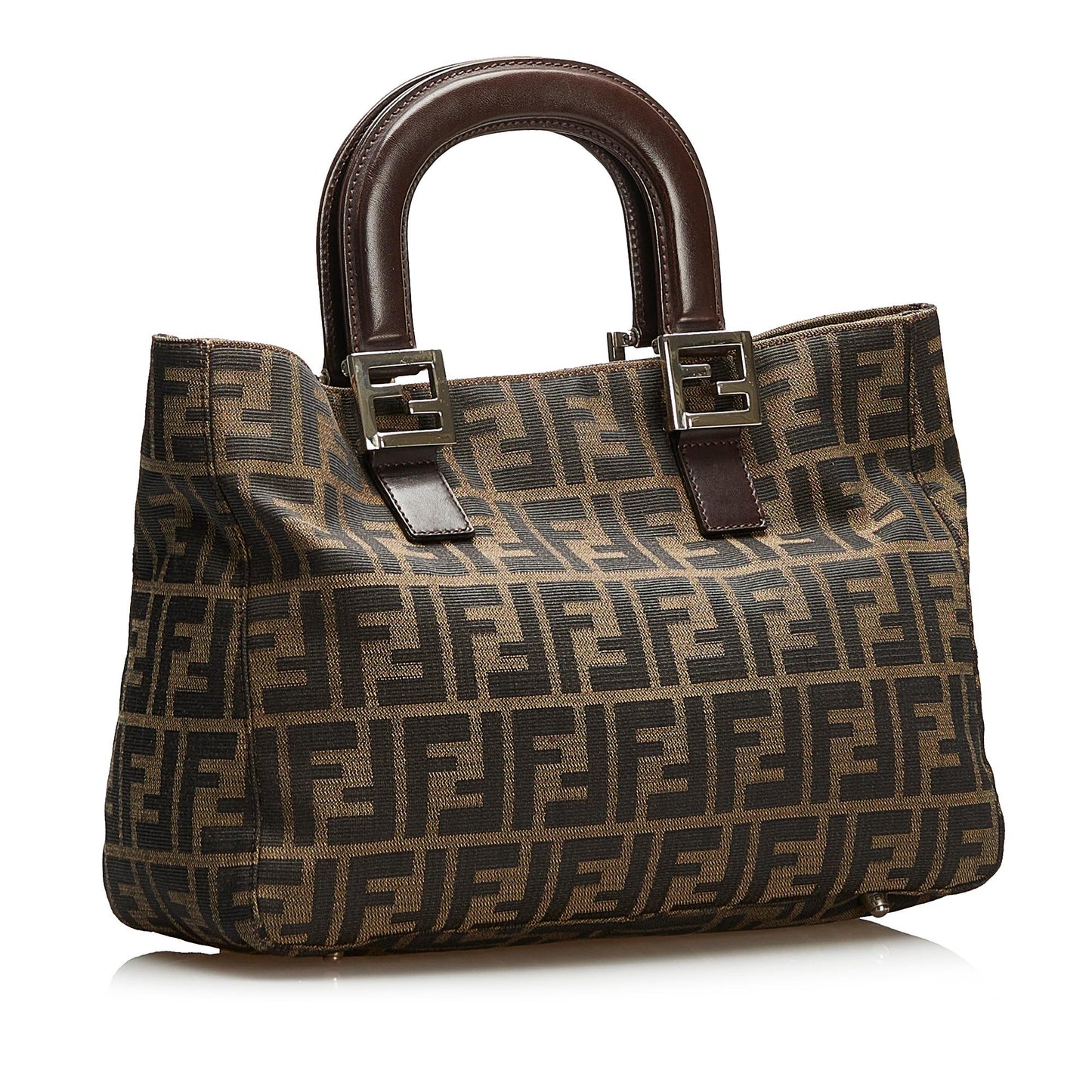 Fendi Zucca Handle Handbag