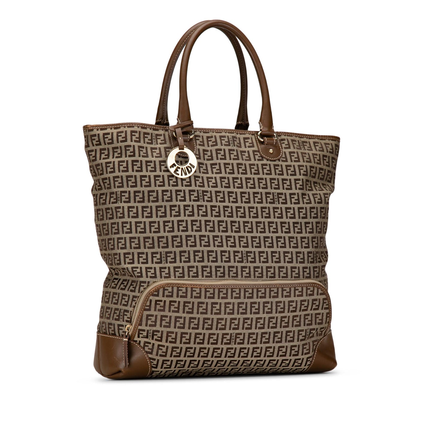 Fendi Zucchino Canvas Chef Shopping Tote