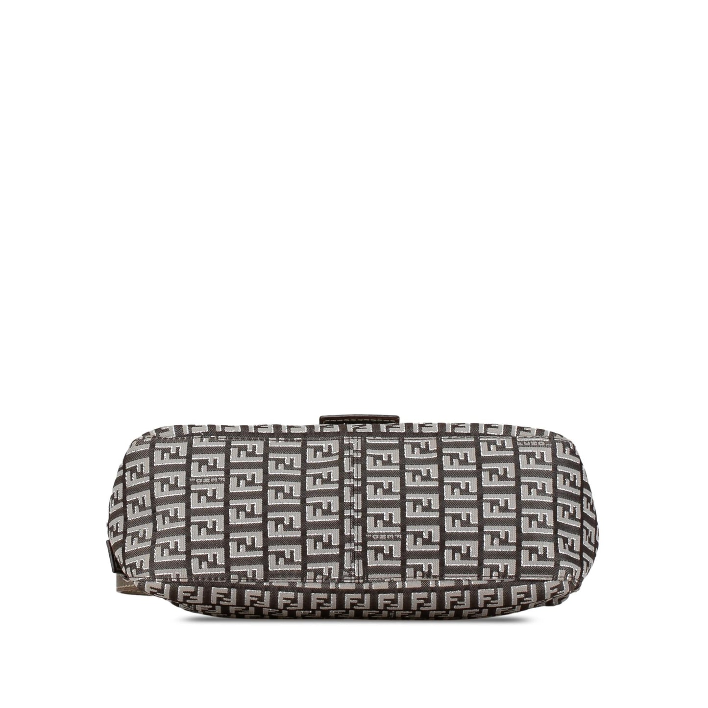 Fendi Zucchino Canvas Double Flap Shoulder Bag (SHG-C7qWAj)