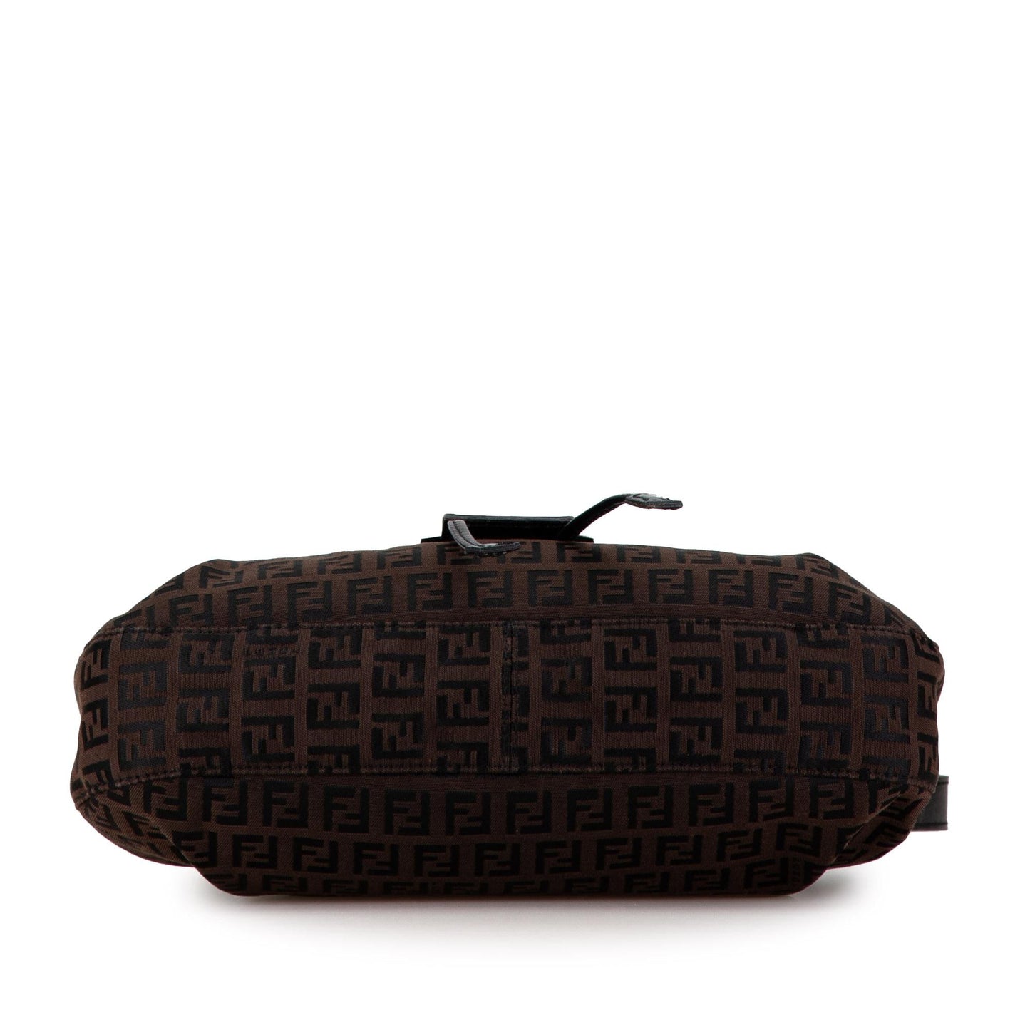 Fendi Zucchino Canvas Flap Shoulder Bag (SHG-lKn300)