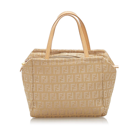 Fendi Zucchino Canvas Handbag