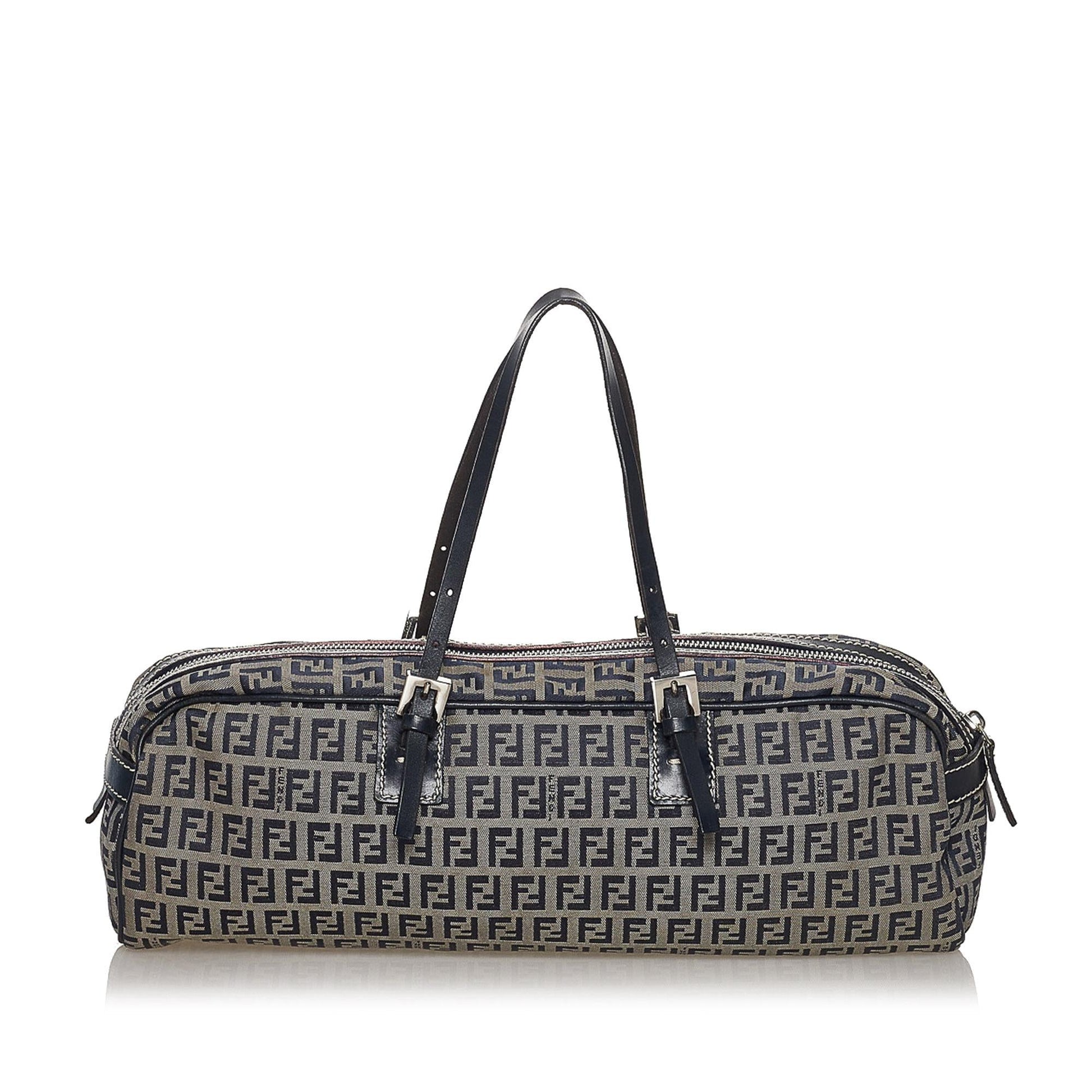 Fendi Zucchino Canvas Handbag
