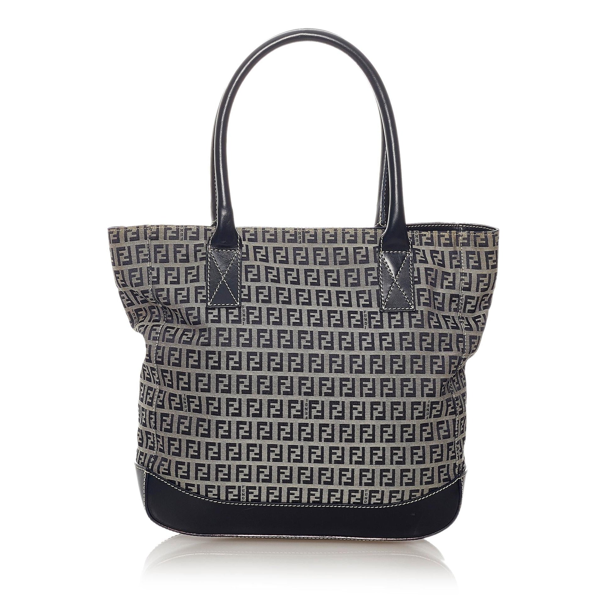 Fendi Zucchino Canvas Tote Bag