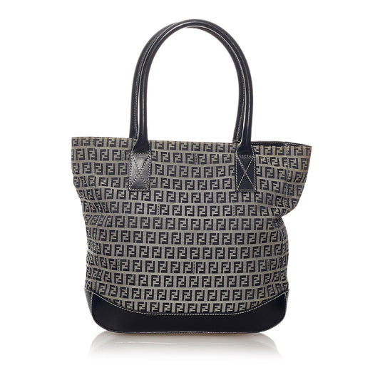 Fendi Zucchino Canvas Tote Bag