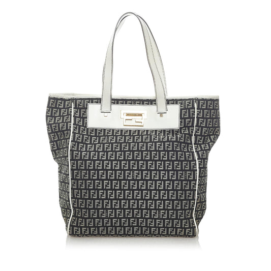 Fendi Zucchino Canvas Tote Bag