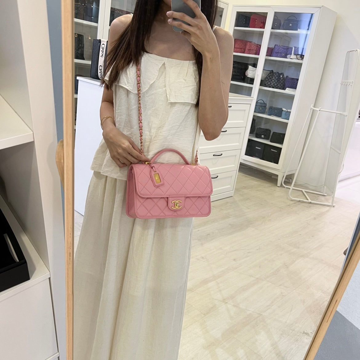 Chanel 22K Seasonal Flap with Top Flap Bag - Rovelle Bags