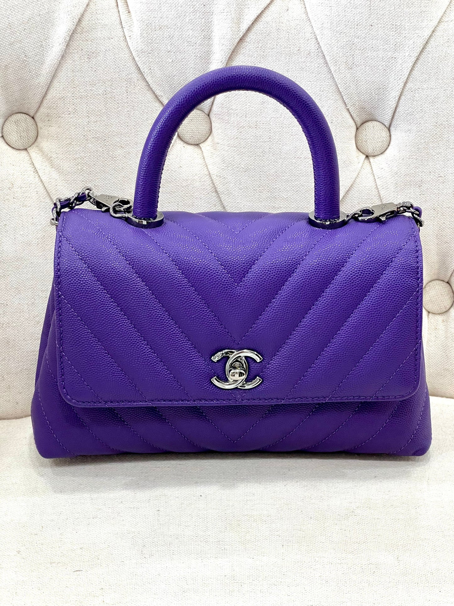 Chanel Coco Handle Handbag - Rovelle Bags