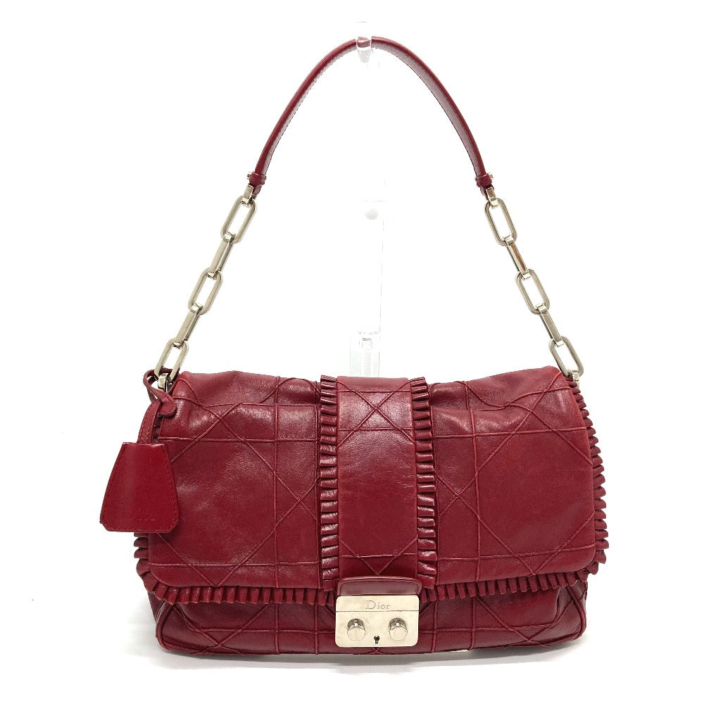 Christian Dior Shoulder Bag 10-MA-0150 leather Red Miss Dior new rock cannage Women