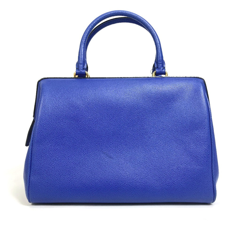 CELINE Handbag leather blue Women