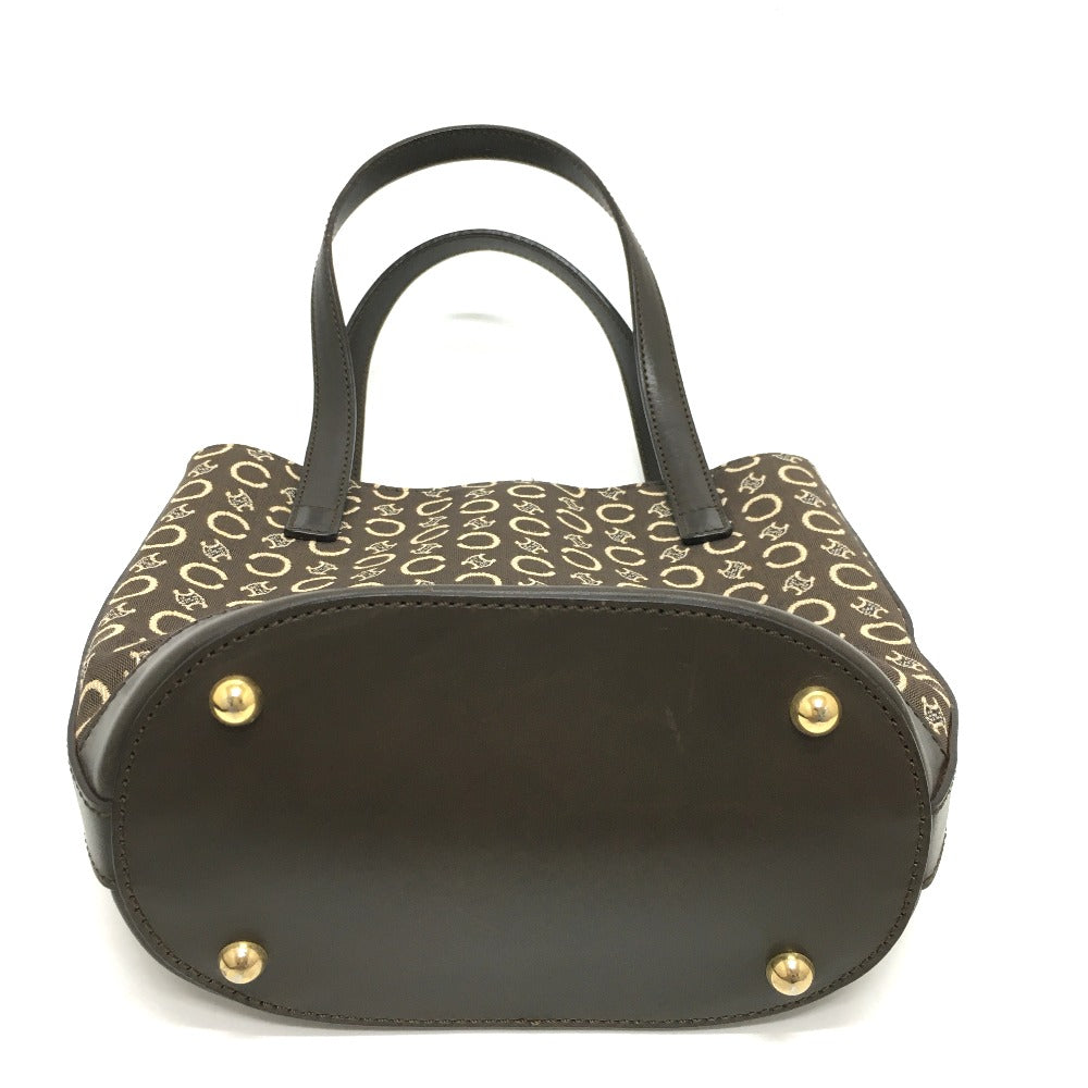 CELINE Handbag Canvas / leather Brown Macadam Women