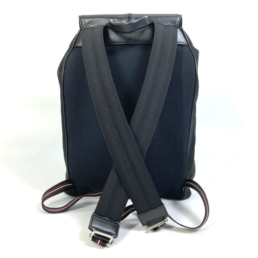DIOR HOMME Backpack 1MOBA062 Canvas / leather black BEE MOTION mens