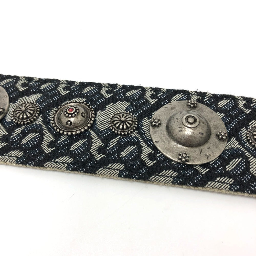 Dior Shoulder strap canvas Navy Oblique logo medallion
