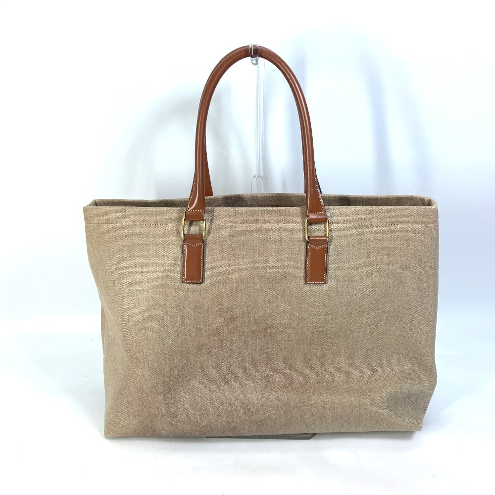 CELINE Shoulder Bag 19006 Canvas / leather Brown Shoulder Horizontal hippo Women