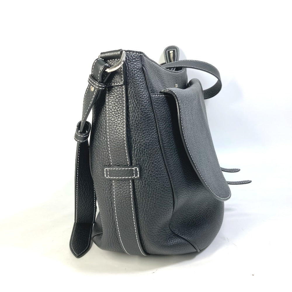 Dior Shoulder Bag 1ADHO023UL leather black Oblique saddle soft bag Women