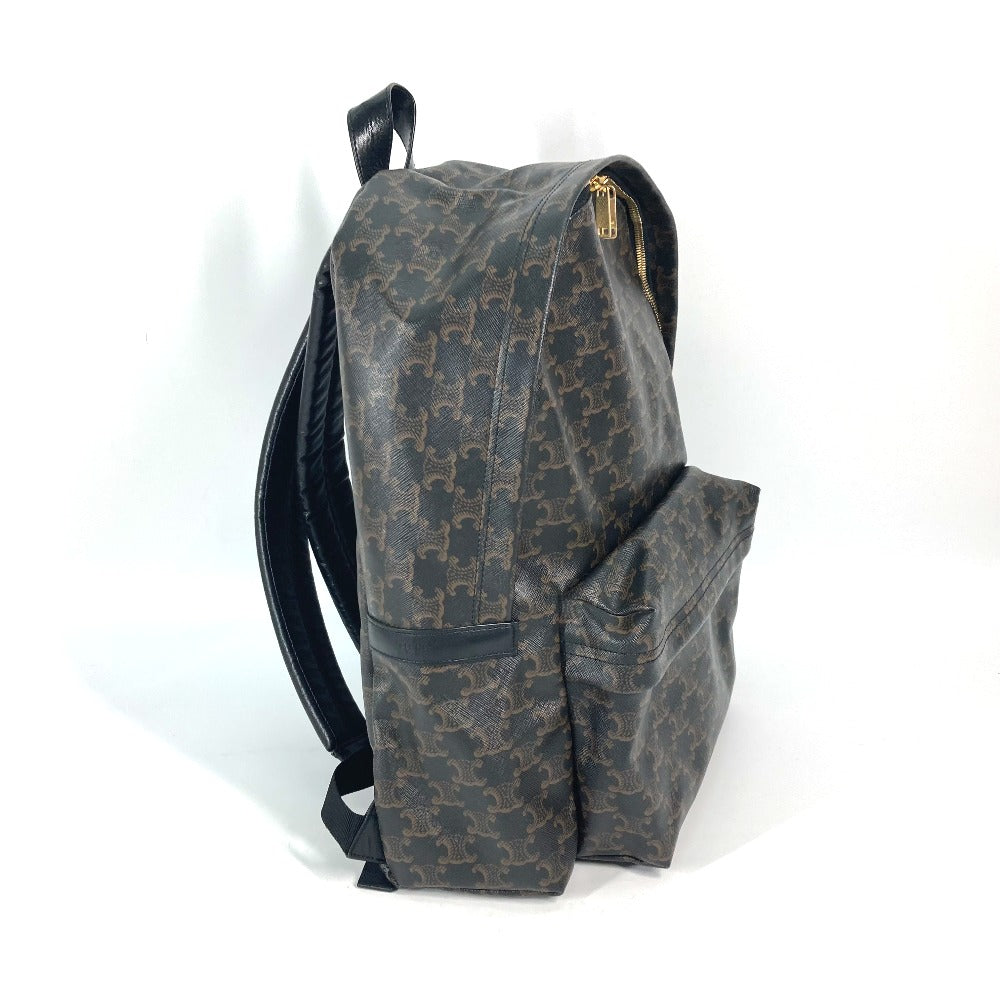 CELINE Backpack leather Brown Bag Triomphe Women