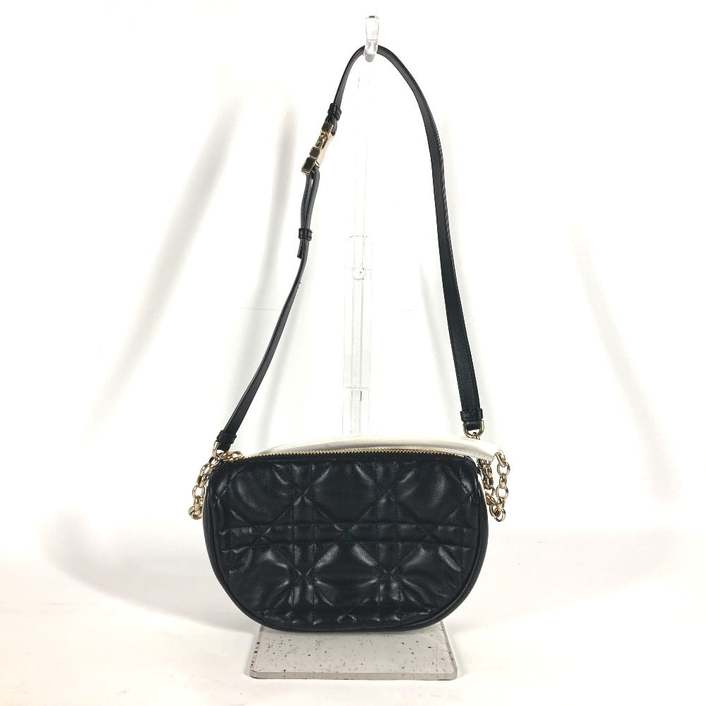 Dior Shoulder Bag M7200ONOA leather black Canage VIBE Hobo Bag Small Women