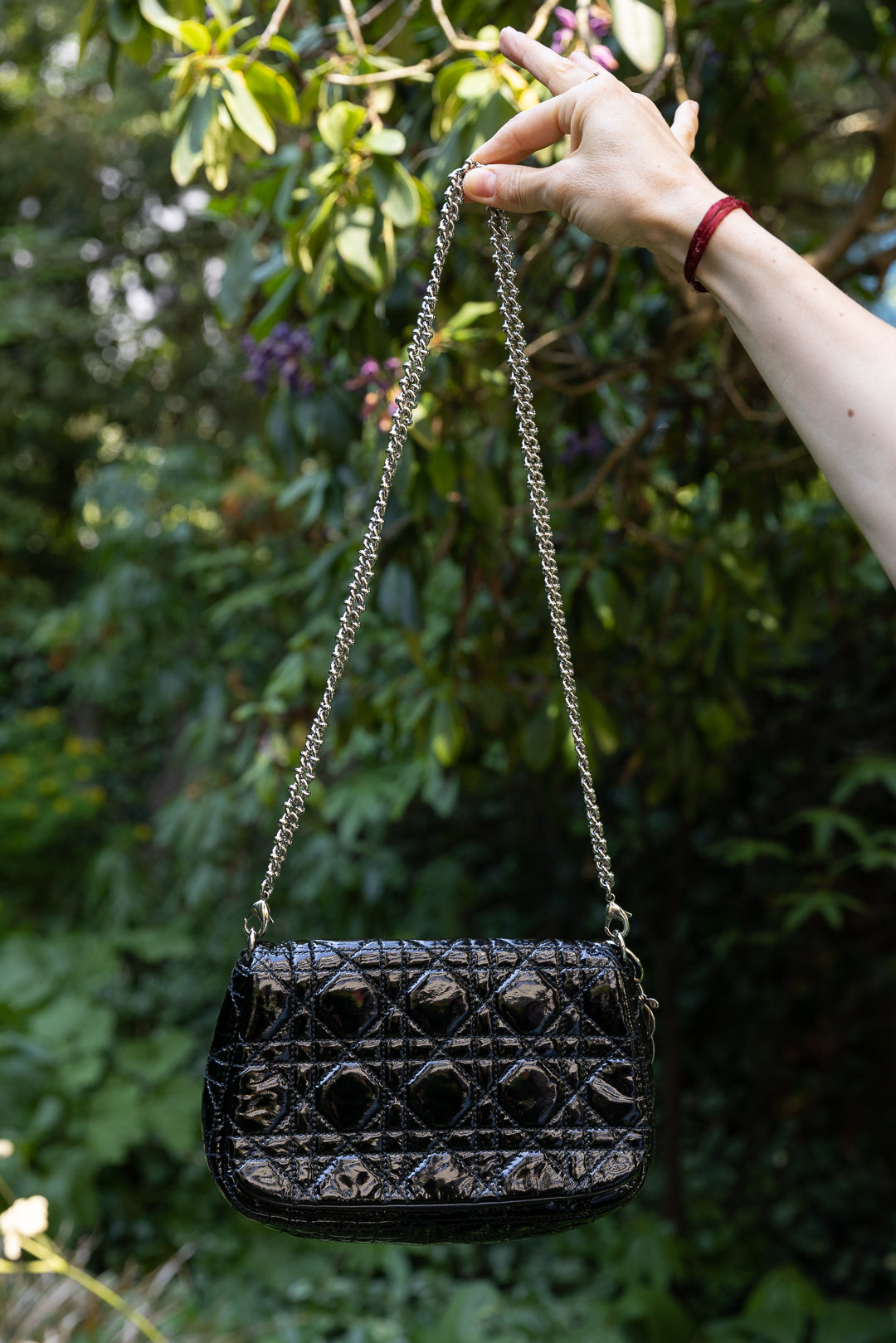 Dior Chain Leather Clutch