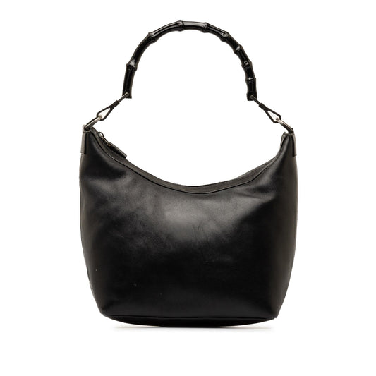 Gucci Bamboo Leather Shoulder Bag (SHG-h3pFCT)