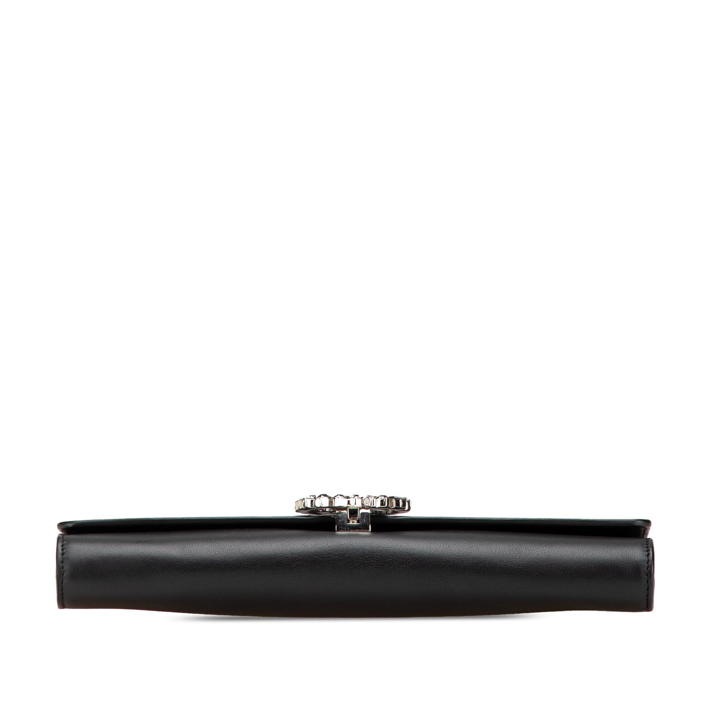 Gucci Calfskin Crystals Broadway Clutch