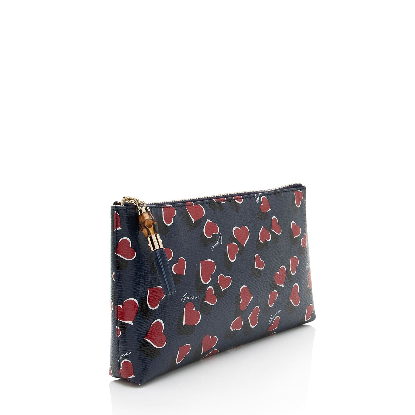 Gucci Calfskin Heartbeat Large Pouch