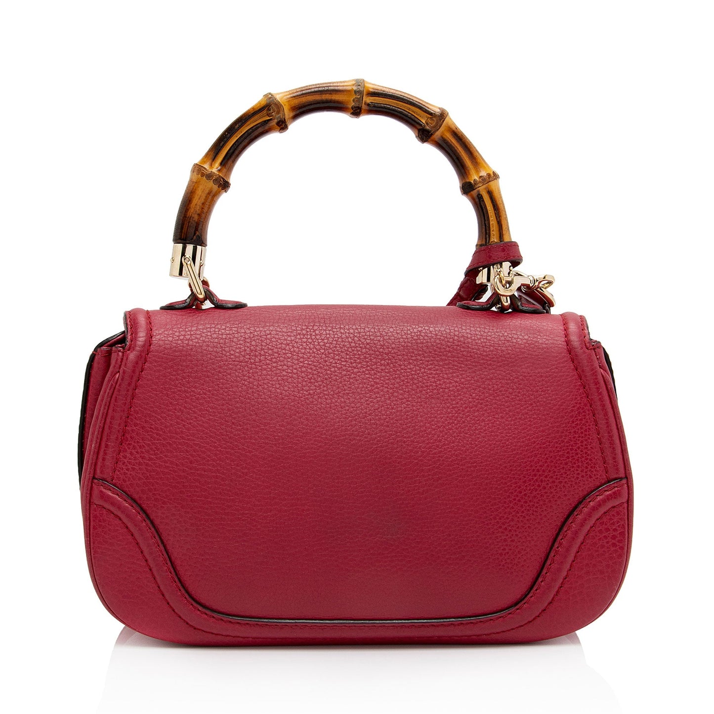 Gucci Calfskin New Bamboo Top Handle (SHF-v2KUgA)