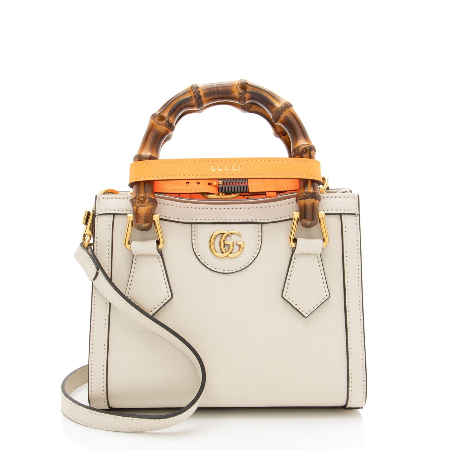 Gucci Cuir Leather Diana Mini Tote