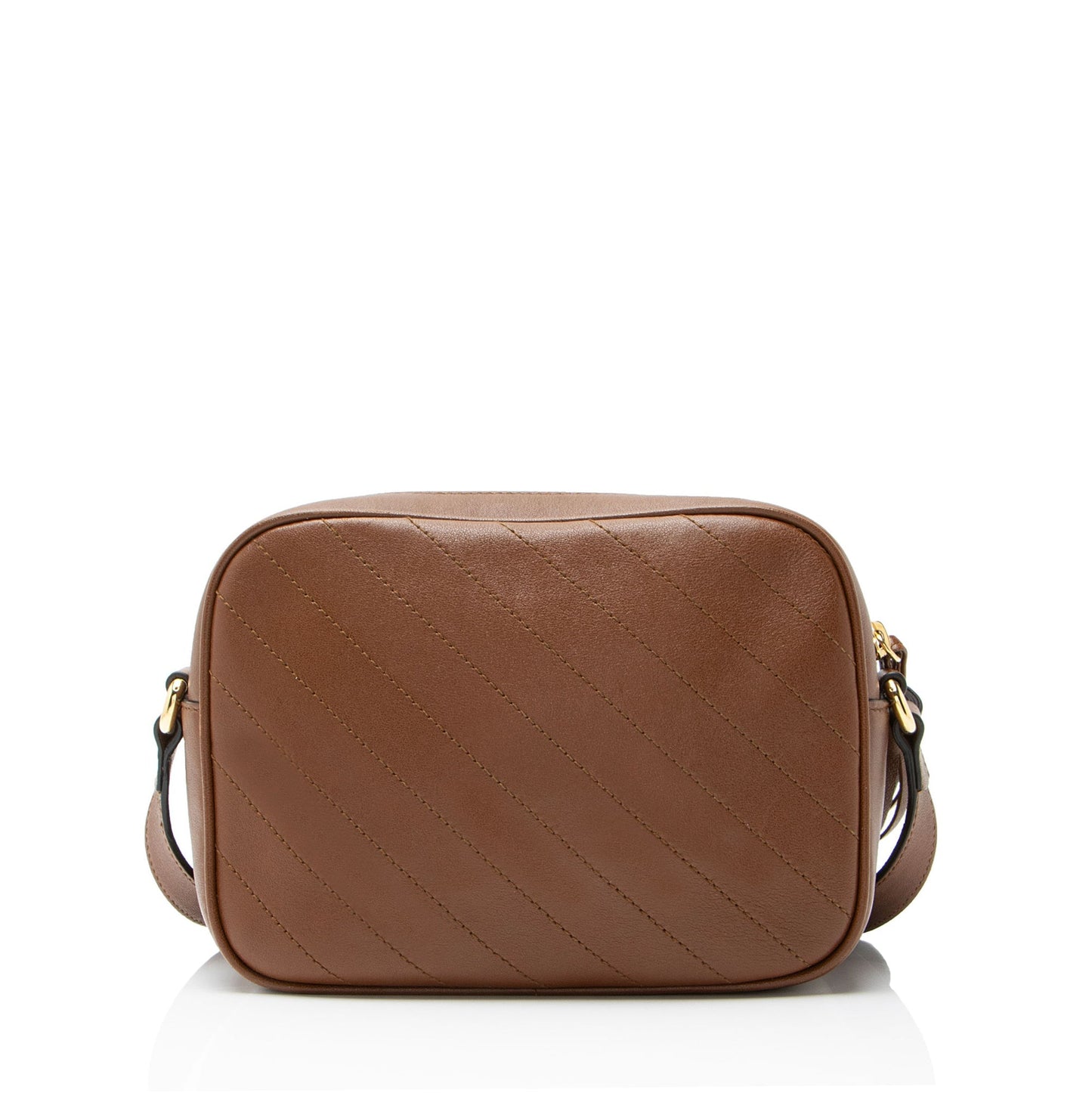 Gucci Diagonal Stitched Calfskin Blondie Camera Bag