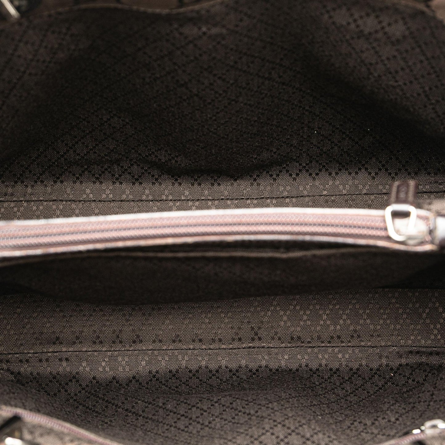 Gucci GG Canvas Bamboo Handbag