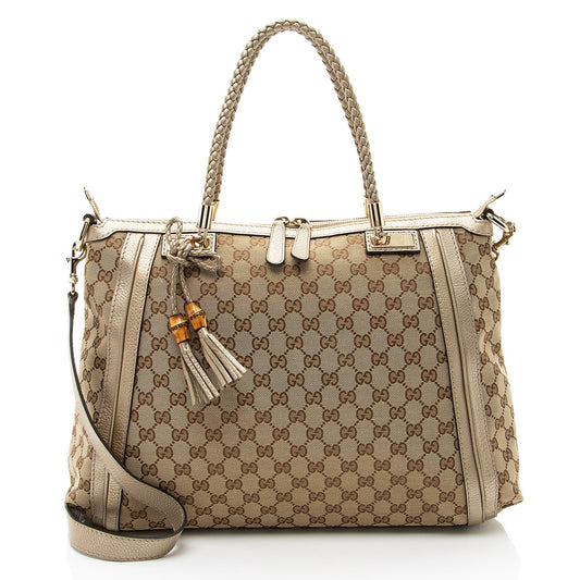 Gucci GG Canvas Bella Large Tote