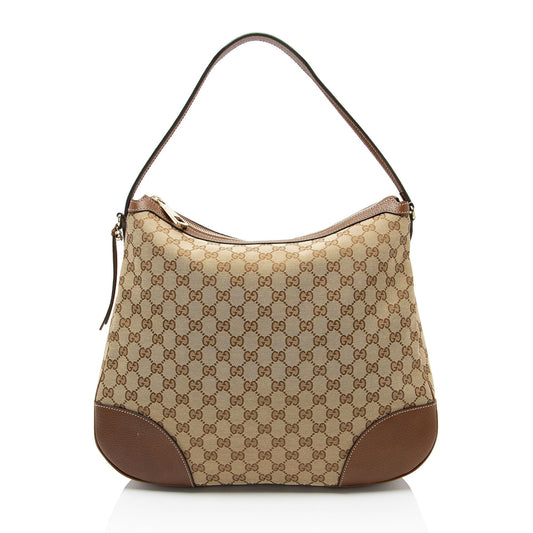 Gucci GG Canvas Bree Large Hobo