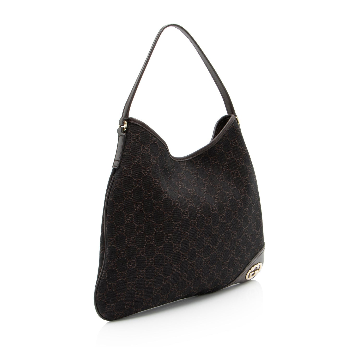Gucci GG Canvas Britt Medium Hobo (SHF-9NPGMO)