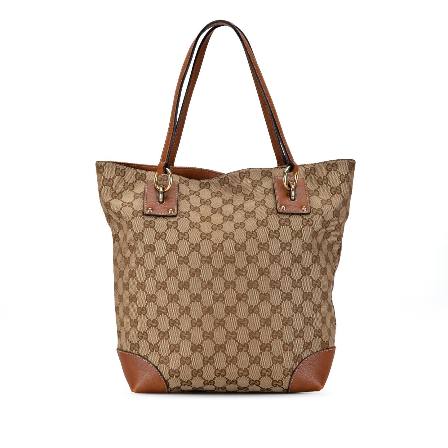 Gucci GG Canvas GG Charm Tote (SHG-s2pq0g)