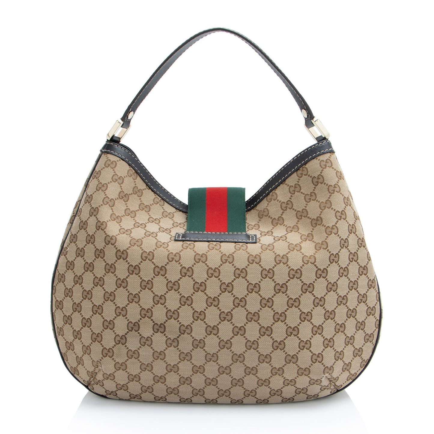 Gucci GG Canvas New Web Large Hobo (SHF-KEb6Ji)