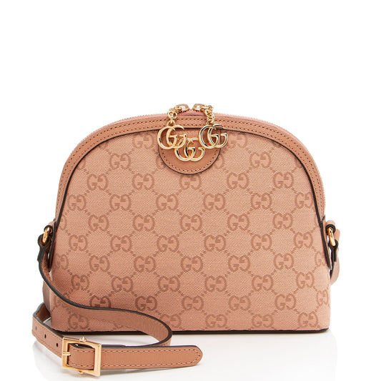 Gucci GG Canvas Ophidia Dome Small Shoulder Bag