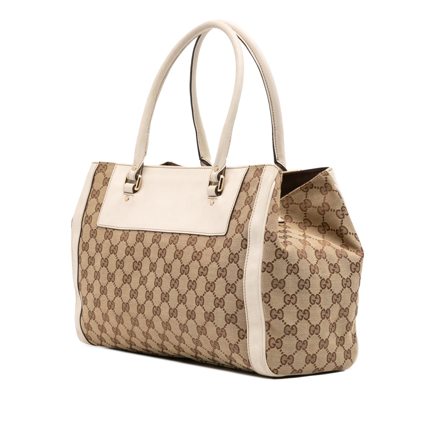 Gucci GG Canvas Trophy Tote