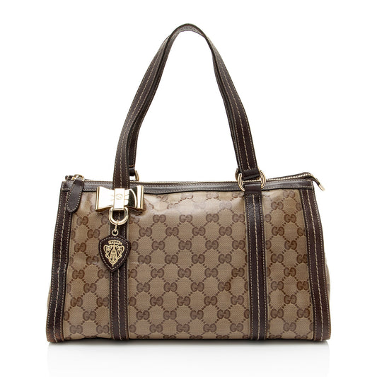 Gucci GG Crystal Duchessa Boston Bag (SHF-011vqr)