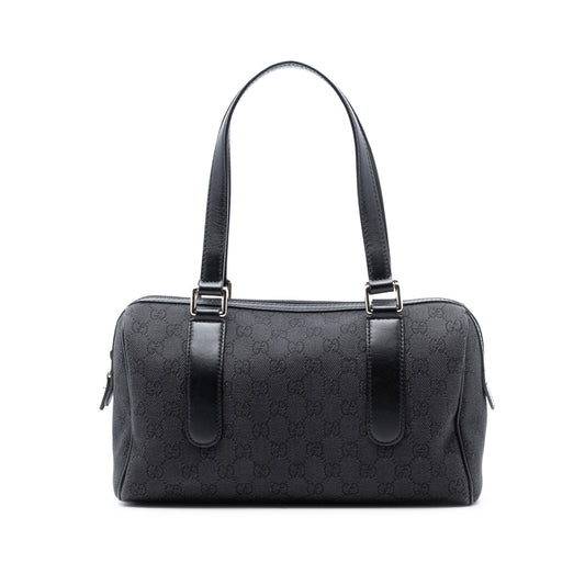 Gucci GG Denim Charmy Boston Bag