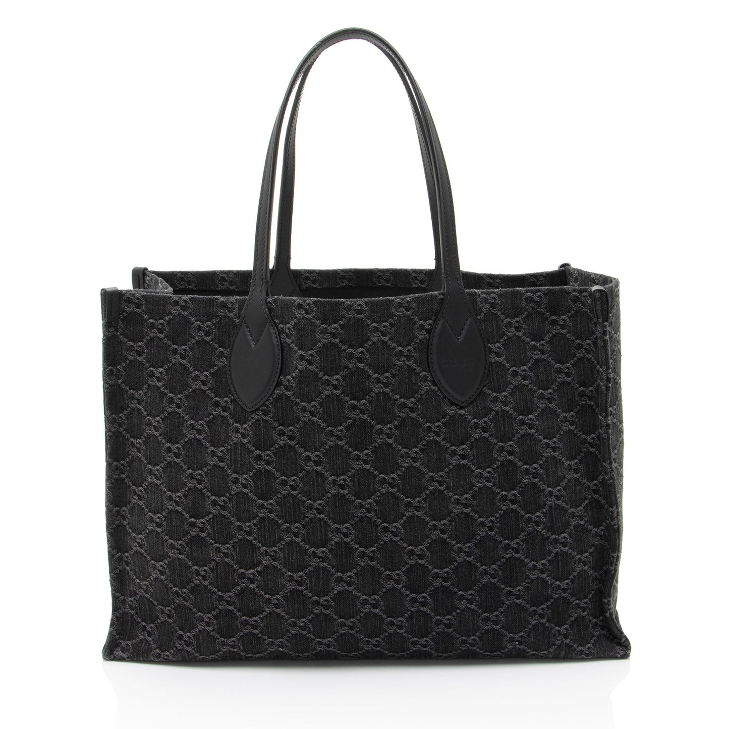 Gucci GG Denim Ophidia Large Tote