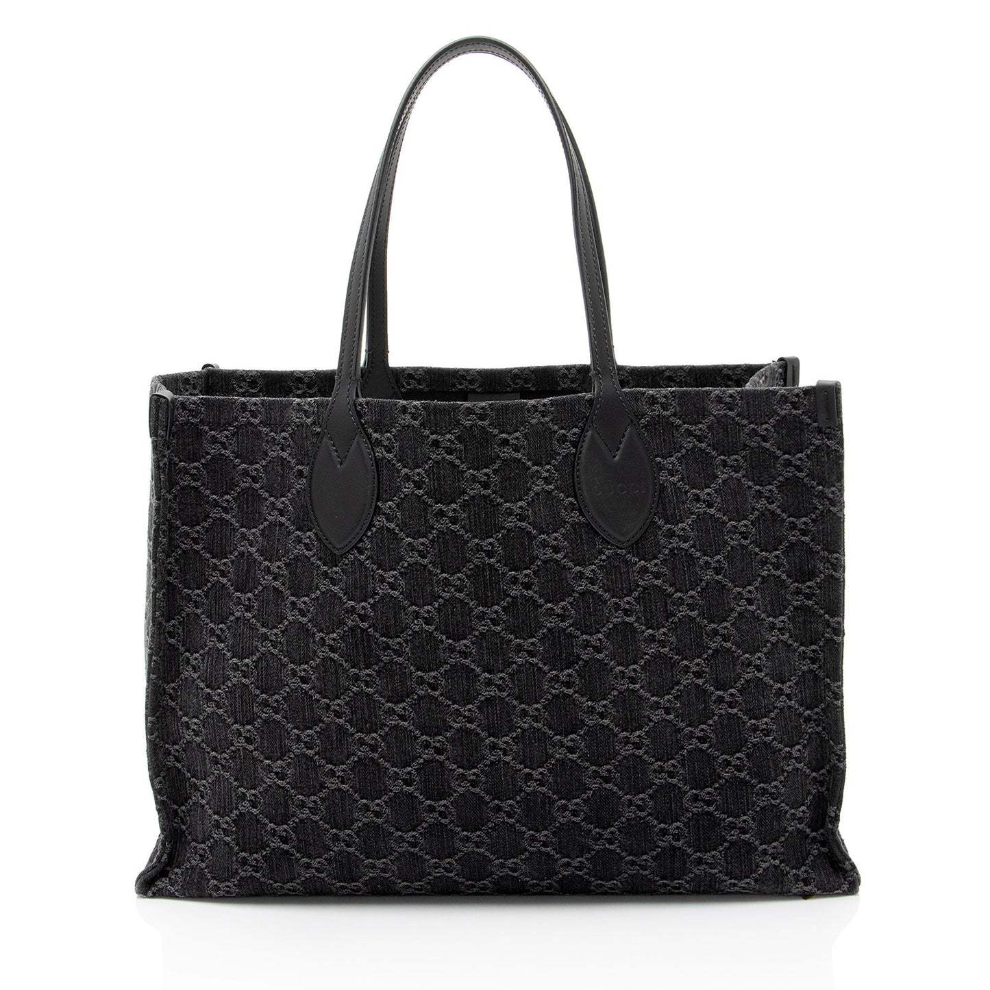 Gucci GG Denim Ophidia Large Tote