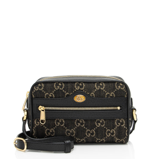 Gucci GG Denim Ophidia Mini Shoulder Bag