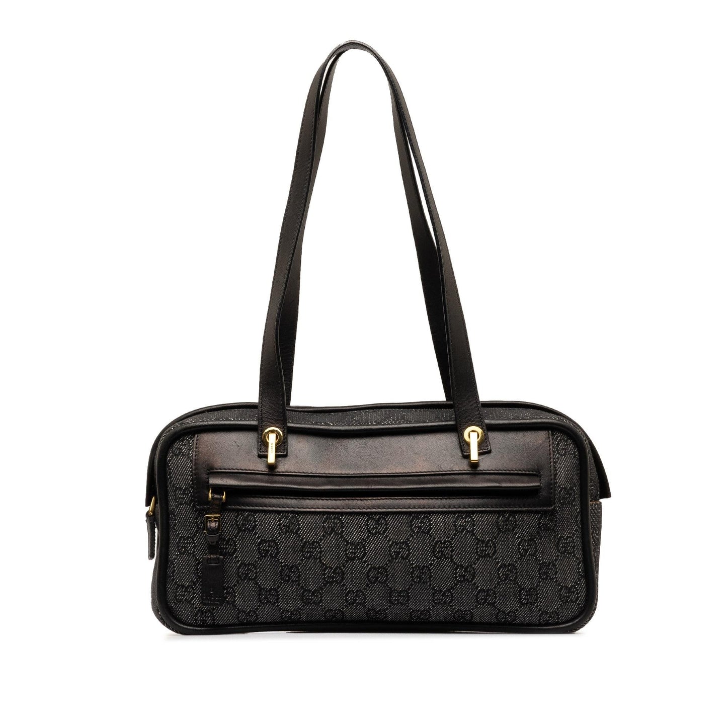 Gucci GG Denim Shoulder Bag (SHG-QwDGp7)