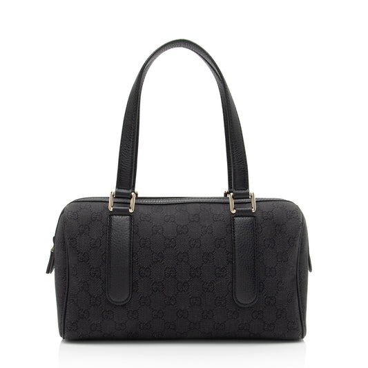 Gucci GG Denim Small Satchel (SHF-0xwQtu)