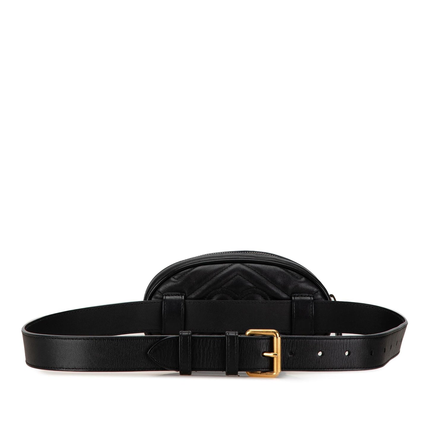 Gucci GG Marmont Leather Matelasse Belt Bag